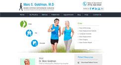 Desktop Screenshot of marcgoldmanmd.com